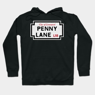 Vintage Penny Lane Street Sign Hoodie